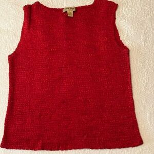 XL Red Shell Top